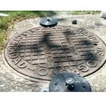 Axess industries systme antivol pour bouche d'gout modle kit verrou pp pour cl trident . . .