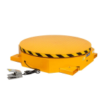 Axess industries table �l�vatrice �lectrique rotative filmeuse - charge 1000 kg alimentation. . .