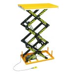 Axess industries table lvatrice lectrique triple ciseaux charge 1000 kg