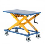 Axess industries table �l�vatrice manuelle � manivelle