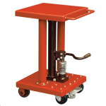 Axess industries table �l�vatrice de mise � niveau charge 225 kg dim. table lxl 460 x 460 mm