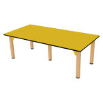 Axess industries table rectangle pour crche taille t1