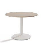 Axess industries table de r�union ronde pi�tement tulipe � plateau 1200 mm coloris. . .