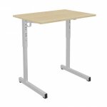 Axess industries table scolaire rglable en hauteur - t3  t6 dim. plateau lxp 700 x 500 mm