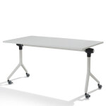 Axess industries table sur roulettes pliante dim. plateau lxp 1400 x 700 mm coloris. . .