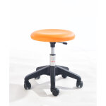 Axess industries tabouret d'adulte avec une large assise coloris pitement noir coloris. . .