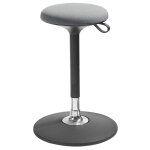 Axess industries tabouret ergonomique pivo coloris gris
