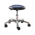 Axess industries tabouret pour le personnel encadrant coloris bleu coloris pitement chrom