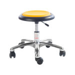 Axess industries tabouret pour le personnel encadrant coloris jaune coloris pitement chrom
