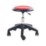 Axess industries tabouret pour le personnel encadrant coloris rouge coloris pitement noir