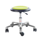 Axess industries tabouret pour le personnel encadrant coloris vert coloris pitement chrom