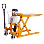 Axess industries transpalette haute leve avec cadre roulant et plateforme dim. ext. lxlxh. . .