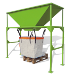 Axess industries tr�mie de remplissage big bag volume 1460 l dim. ext. lxlxh 3200 x 1200 x. . .