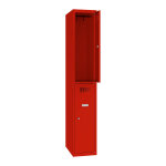 Axess industries vestiaire casier multicases 2, 4, 6 ou 8 cases - larg. 300 mm