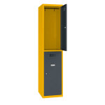 Axess industries vestiaire casier multicases 2, 4 ou 6 cases - larg. 400 mm nbre de. . .