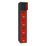 Axess industries vestiaire casier multicases 5, 10, 15 ou 20 cases - larg. 300 mm nbre de. . .