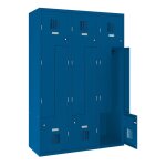 Axess industries vestiaire en l couleurs - largeur 400 mm nbre de colonnes 3 fermeture �. . .