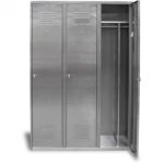 Axess industries vestiaire en inox industrie salissante nbre de casiers 1 fermeture  clef