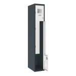 Axess industries vestiaire en l - largeur 300 mm nbre de colonnes 1 fermeture  moraillon