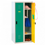 Axess industries vestiaire pour maternelle l300 nbre de colonnes 2 fermeture � moraillon