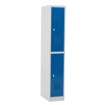 Axess industries vestiaire multicases 2 cases superpos�es standard - larg. 300 mm fermeture. . .