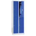 Axess industries vestiaire multicases 2 cases superposes  monter unit suivant
