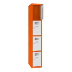Axess industries vestiaire casier multicases 4, 8, 12 ou 16 cases - larg. 300 mm nbre de. . .