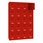 Axess industries vestiaire multicases 5 cases superpos�es couleurs - larg. 300 mm nbre de. . .