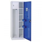 Axess industries vestiaire police sur pieds nbre de colonnes 1 fermeture � clef