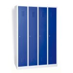 Axess industries vestiaire industrie propre - largeur 250 mm nbre de colonnes 4 fermeture. . .