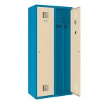 Axess industries vestiaire industrie salissante couleurs nbre de colonnes 2 fermeture � clef