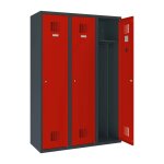 Axess industries vestiaire industrie salissante couleurs nbre de colonnes 3 fermeture �. . .