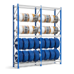 Axess industries rack de stockage porte - bobines module d�part haut. 2000 mm long. 1000. . .