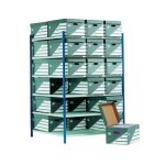 Axess rayonnage spécial boites archives prof. 1000 mm haut. 2200 mm tablettes. . . Axess rayonnage spécial boites archives prof. 1000 mm haut. 2200 mm tablettes. . .