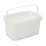 Axess industries seaux rectangulaires alimentaires volume 5, 6 l couvercle sans matire. . .