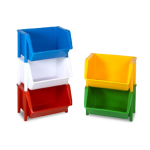 Bac � bec alimentaire gerbable gilac 18 l - 425x525x315 coloris jaune