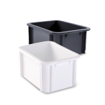 Bac rectangulaire plastique gerbable gilac - 12 � 55 l volume 55 l