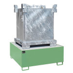 Bauer bac de r�tention acier - capacit� de r�tention 1100 l