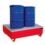 Bauer bac de r�tention acier - capacit� de r�tention 225 litres