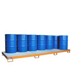 Bauer bac de r�tention acier - capacit� de r�tention 340 � 470 litres dim. hors. . .