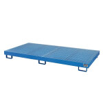 Bauer bac de r�tention en acier sous rayonnage capacit� r�tention 1162 l . . .