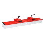 Bauer balai pour chariot �l�vateur skb long. lame 1500 mm r�glage lat�ral non