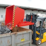 Bauer benne basculante type ak volume 1000 l r�f. 202. 5129. 03