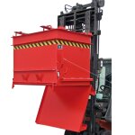 Bauer benne btp � fond ouvrant type bc volume 500 l