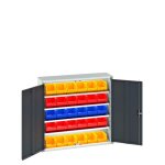 Bott armoire � bacs verso - hauteur 1000 mm larg. 1050 mm prof. 350 mm nbre. . .