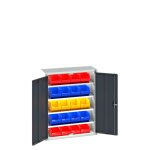 Bott armoire � bacs verso - hauteur 1000 mm larg. 800 mm prof. 350 mm nbre. . .