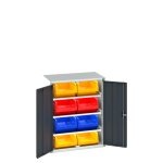 Bott armoire � bacs verso - hauteur 1000 mm larg. 800 mm prof. 550 mm nbre. . .