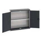 Bott armoire murale fond perfor� cubio - hauteur 1000 mm mod�le avec tablette galva