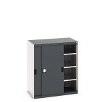 Bott armoire � portes coulissantes cubio - hauteur 1200 mm larg. 1050 mm prof. . . .