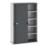 Bott armoire � portes coulissantes cubio - hauteur 2000 mm larg. 1300 mm prof. . . .